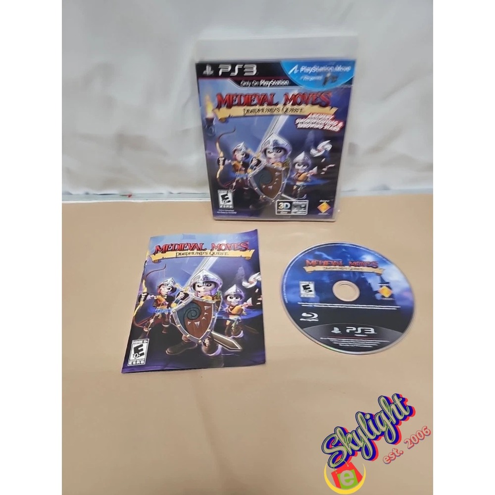 Medieval Moves Deadmund's Quest (Sony PlayStation 3, PS3 2011) CIB Complete‎